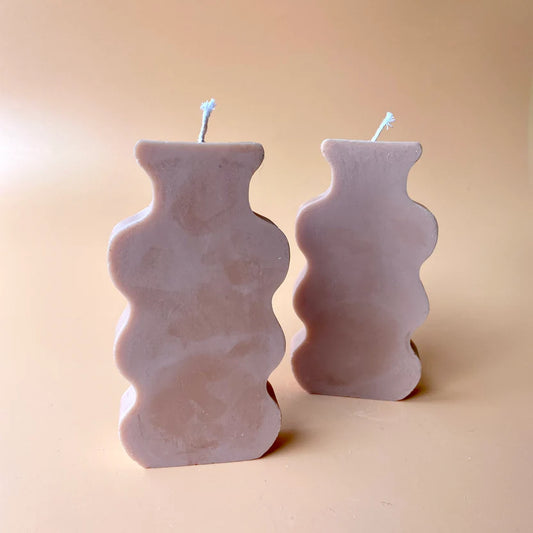5 ABSTRACT CANDLES