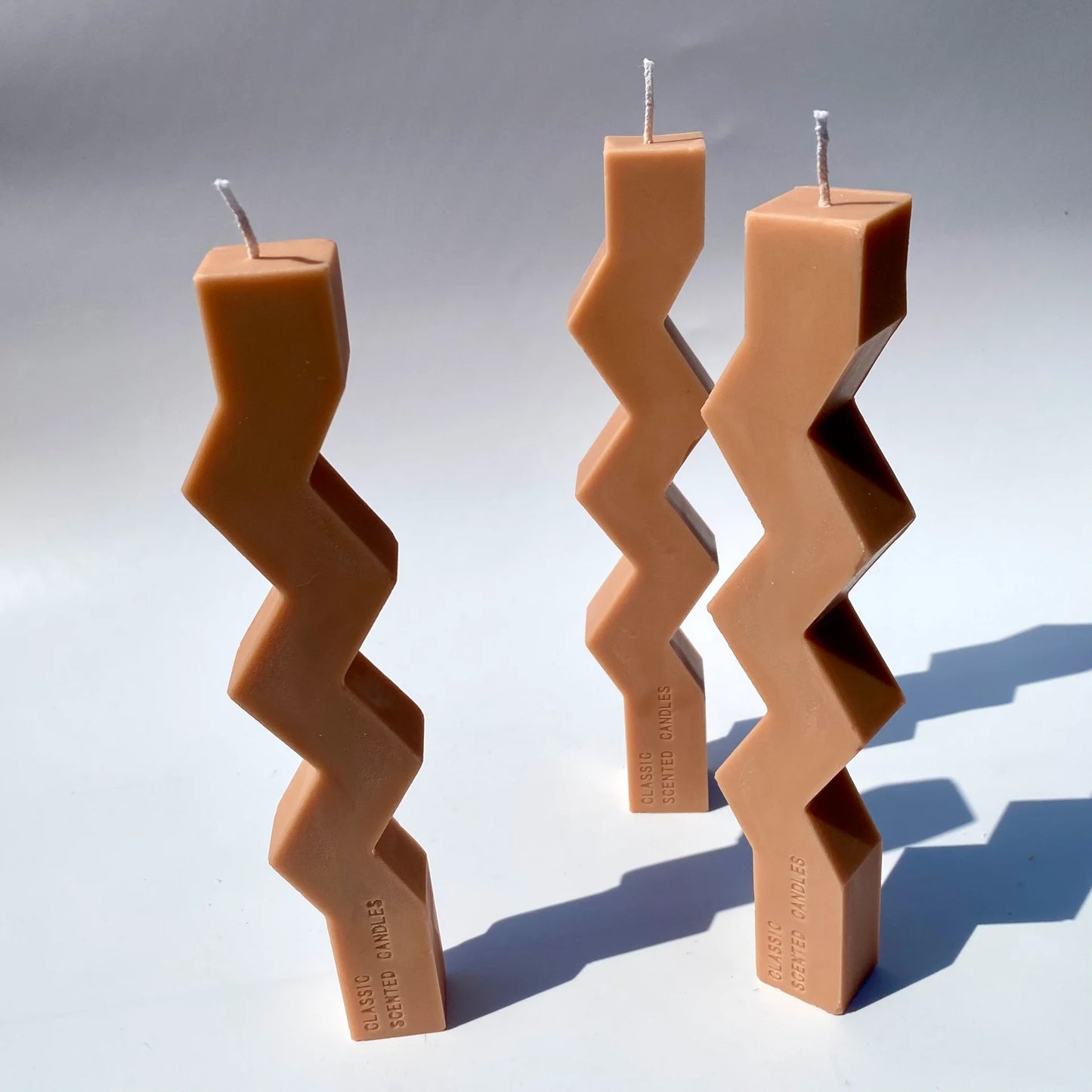 5 SQUIGGLE CANDLES