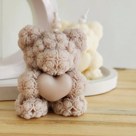 5 MINI TEDDY CANDLES