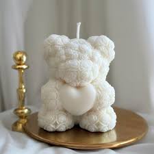 5 MINI TEDDY CANDLES