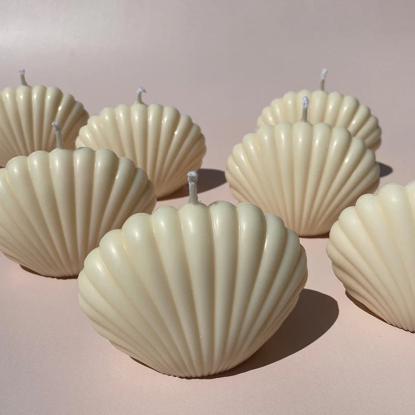 5 SHELL CANDLES