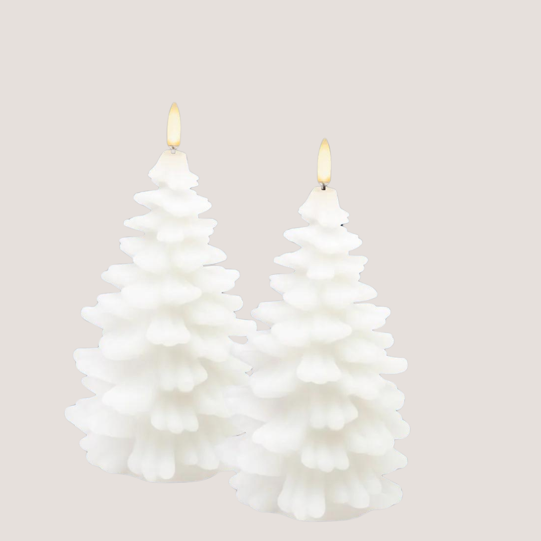 5 CHRISTMAS TREE CANDLES