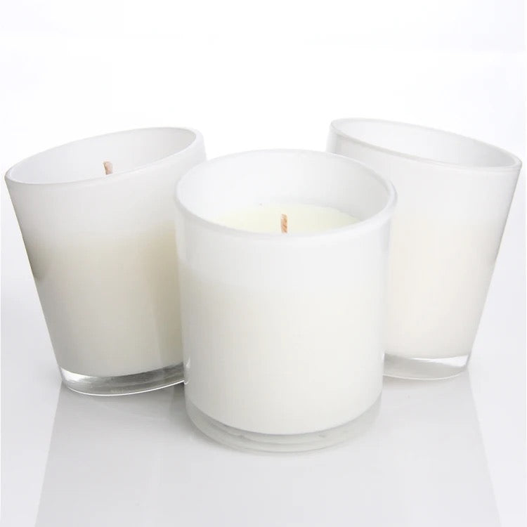 Wholesale candles in a white candle jar - 200 ml