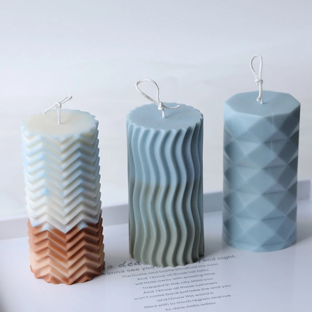 5 PILLAR CANDLES